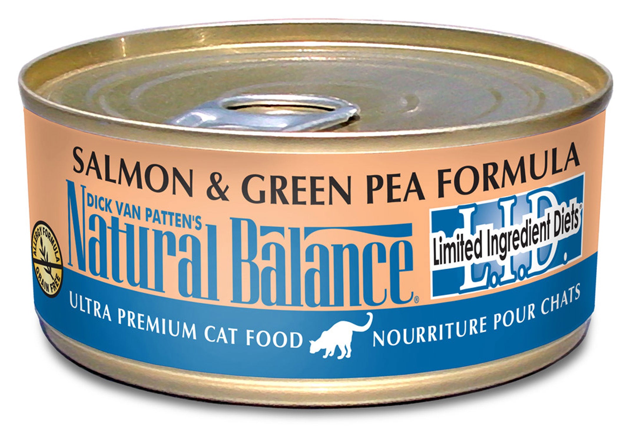 Natural Balance L.I.D. Limited Ingredient Diets Salmon and Green Pea Canned Cat Food