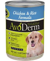 AvoDerm Chicken and Rice Puppy Formula Canned Food