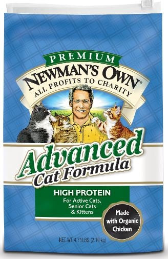 Newman's Own Organics Advanced Cat Chicken and Rice Dry Cat Food