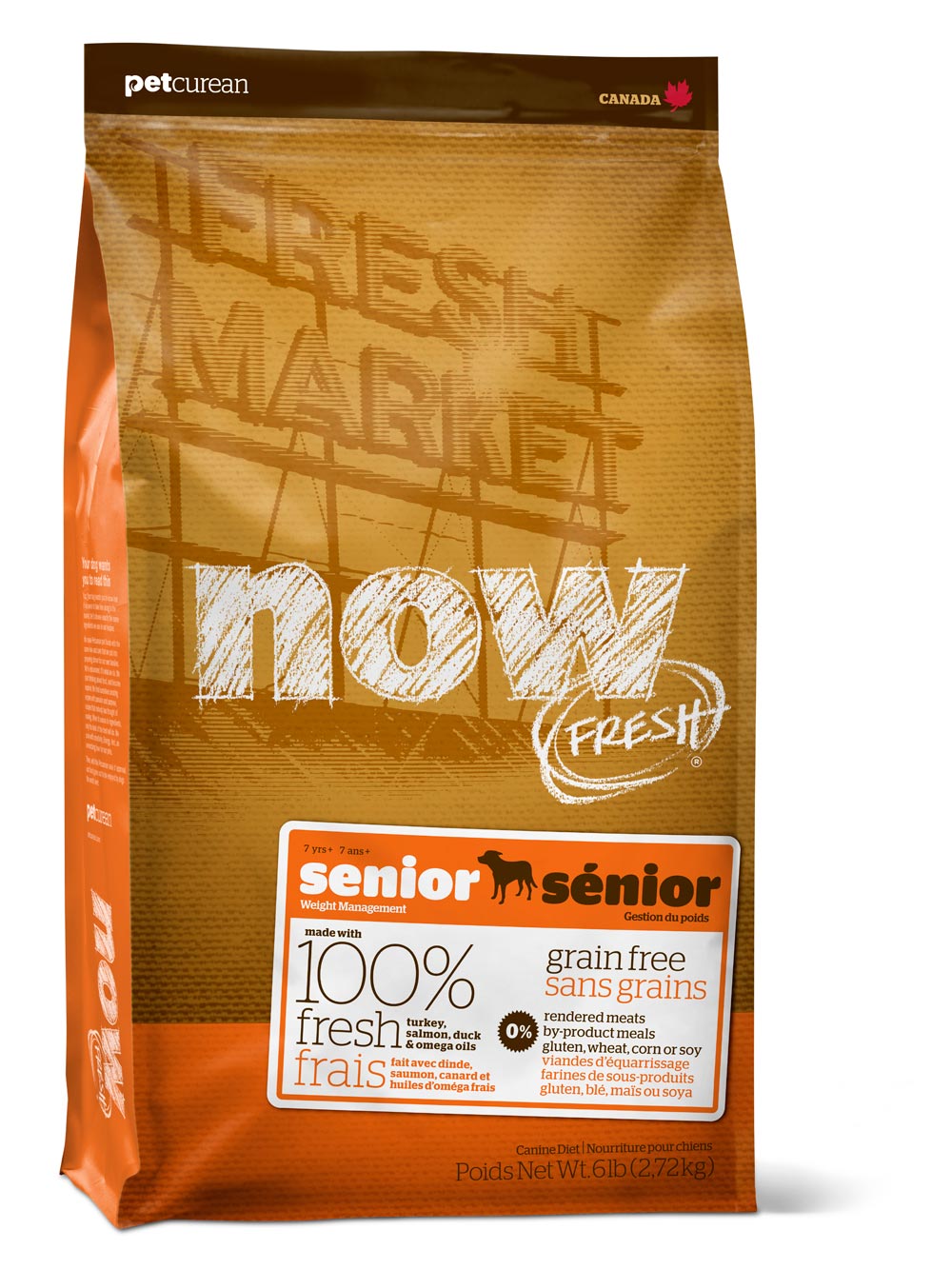 Petcurean Now! Fresh Grain Free Senior Dry Dog Food