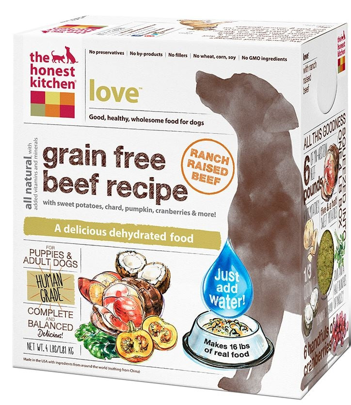 The Honest Kitchen LOVE Grain Free Beef All Life Stages Dog Food