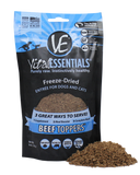 Vital Essentials Freeze Dried Beef Toppers for Cats and Dogs Food