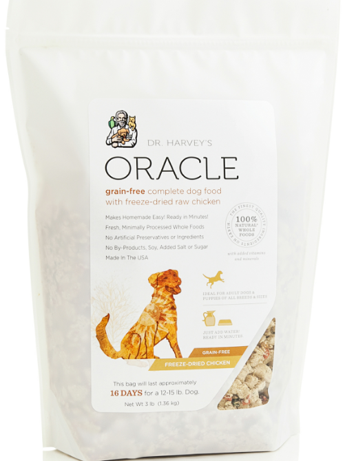 Dr. Harvey's Oracle Grain Free Freeze Dried Chicken Formula for Dogs Food