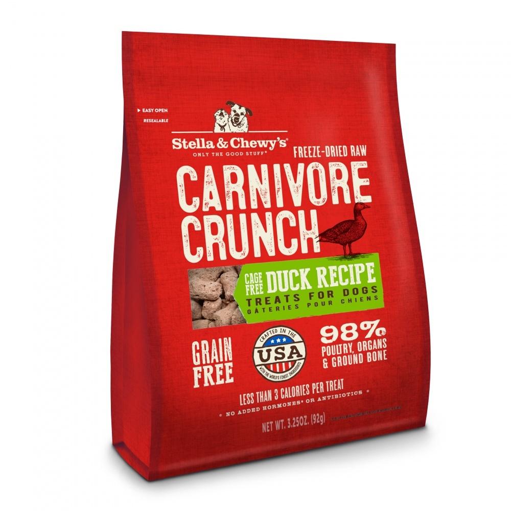 Stella & Chewy's Carnivore Crunch Duck Recipe Freeze Dried Dog Treats