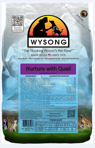 Wysong Nurture with Quail Dry Dog and Cat Food