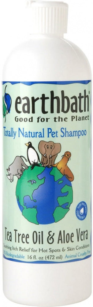 Earthbath Tea Tree and Aloe Shampoo for Dogs and Cats
