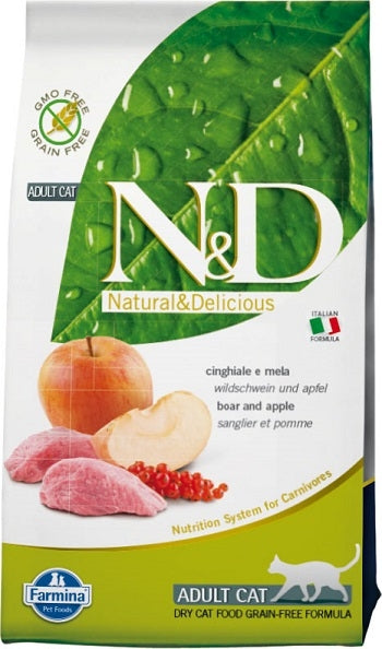 Farmina Natural and Delicious Grain Free Wild Boar Recipe Dry Cat Food