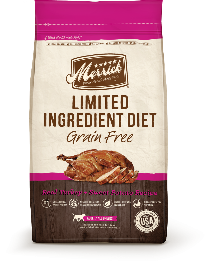 Merrick Limited Ingredient Diet Grain Free Real Turkey and Sweet Potato Recipe Dry Dog Food