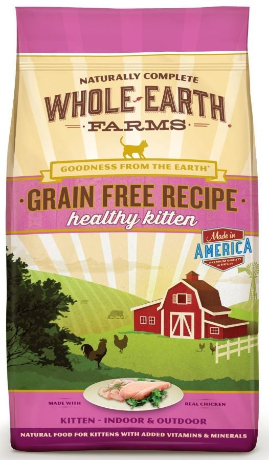 Whole Earth Farms Grain Free Kitten Recipe Dry Cat Food