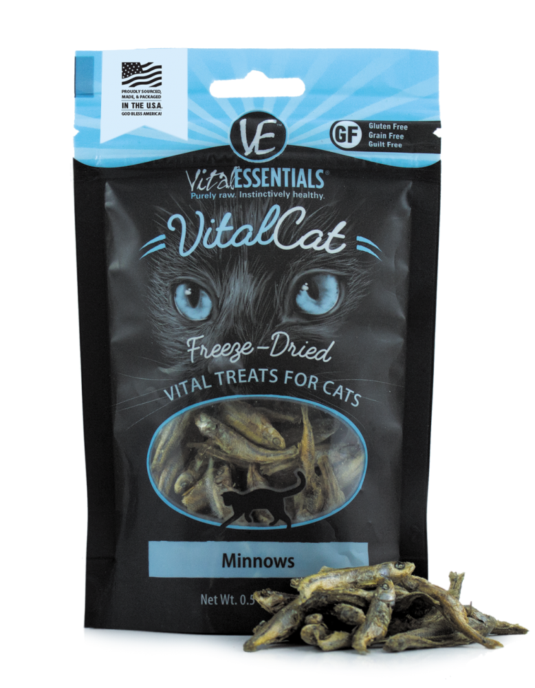 Vital Essentials Vital Cat Freeze Dried Grain Free Minnows Cat Treats