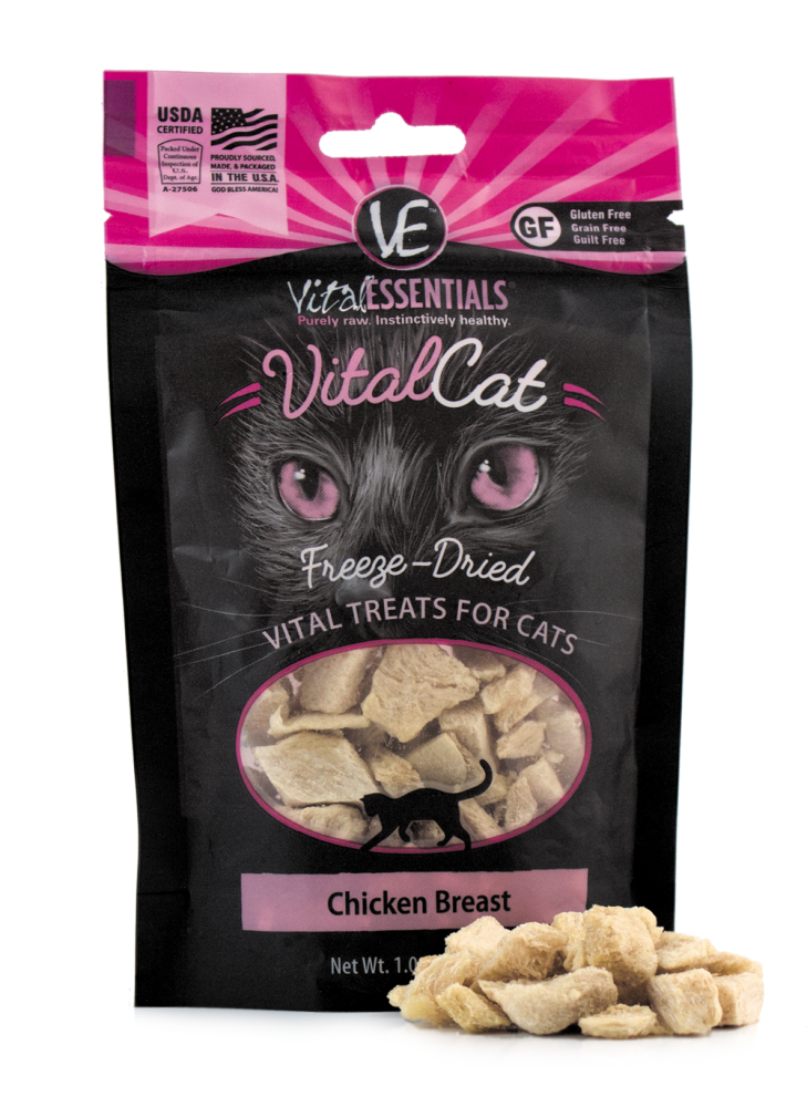 Vital Essentials Vital Cat Freeze Dried Grain Free Chicken Breast Cat Treats