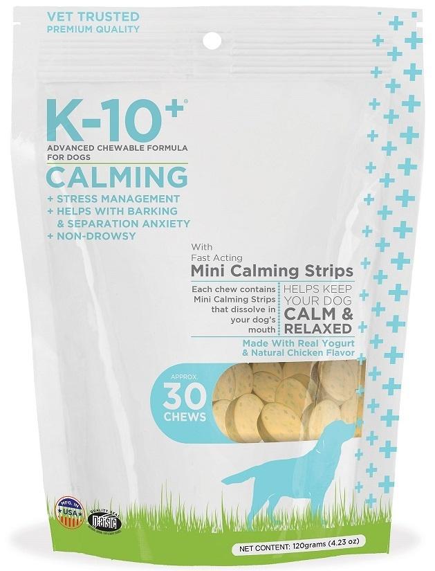 K-10+ Advanced Chewable Grain Free Calming Formula Dog Chews