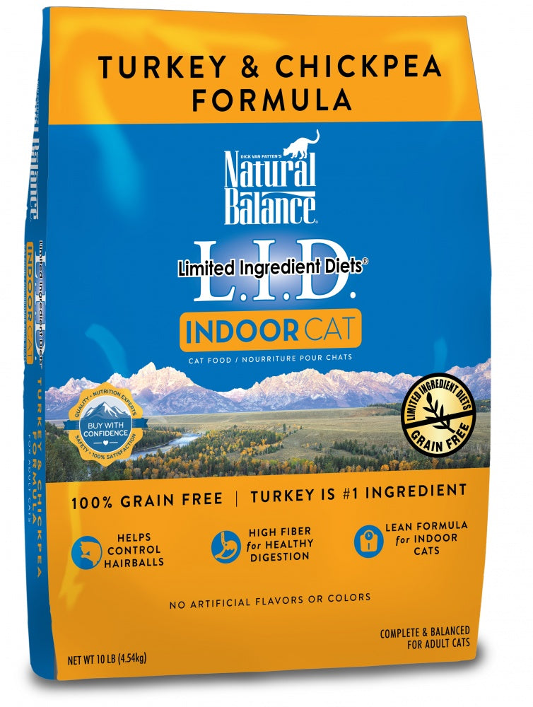Natural Balance Limited Ingredient Diets Turkey and Chickpea Indoor Dry Cat Food
