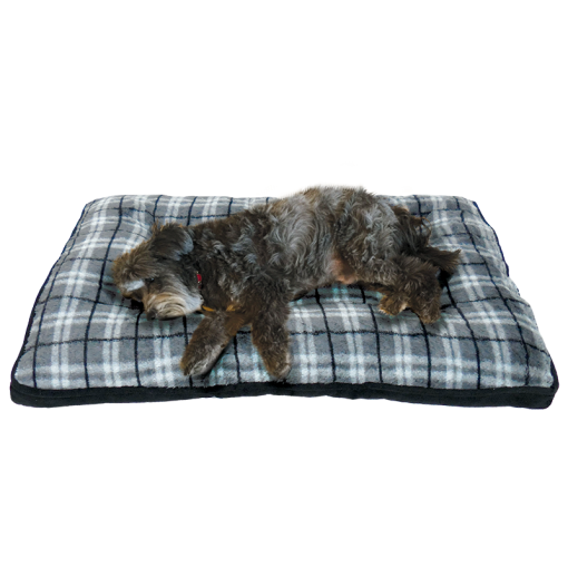 Arlee Pet Products Rover Crate Pad Hunter Plaid Slate Mattress Cushions