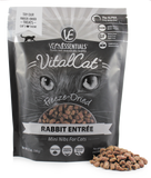 Vital Essentials Freeze Dried Grain Free Rabbit Mini Nibs Entree for Cats Food