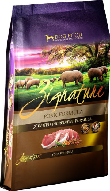 Zignature Limited Ingredient Formula Grain Free Pork Dry Dog Food