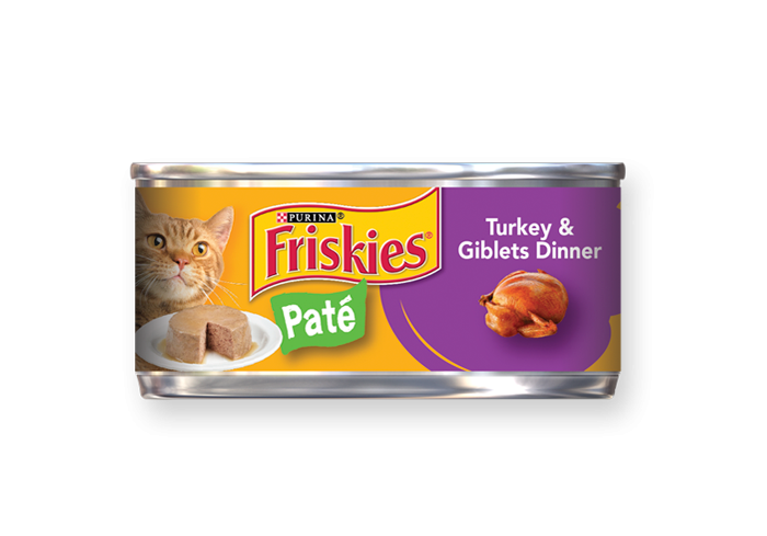 Friskies Pate Turkey And Giblets Canned Cat Food