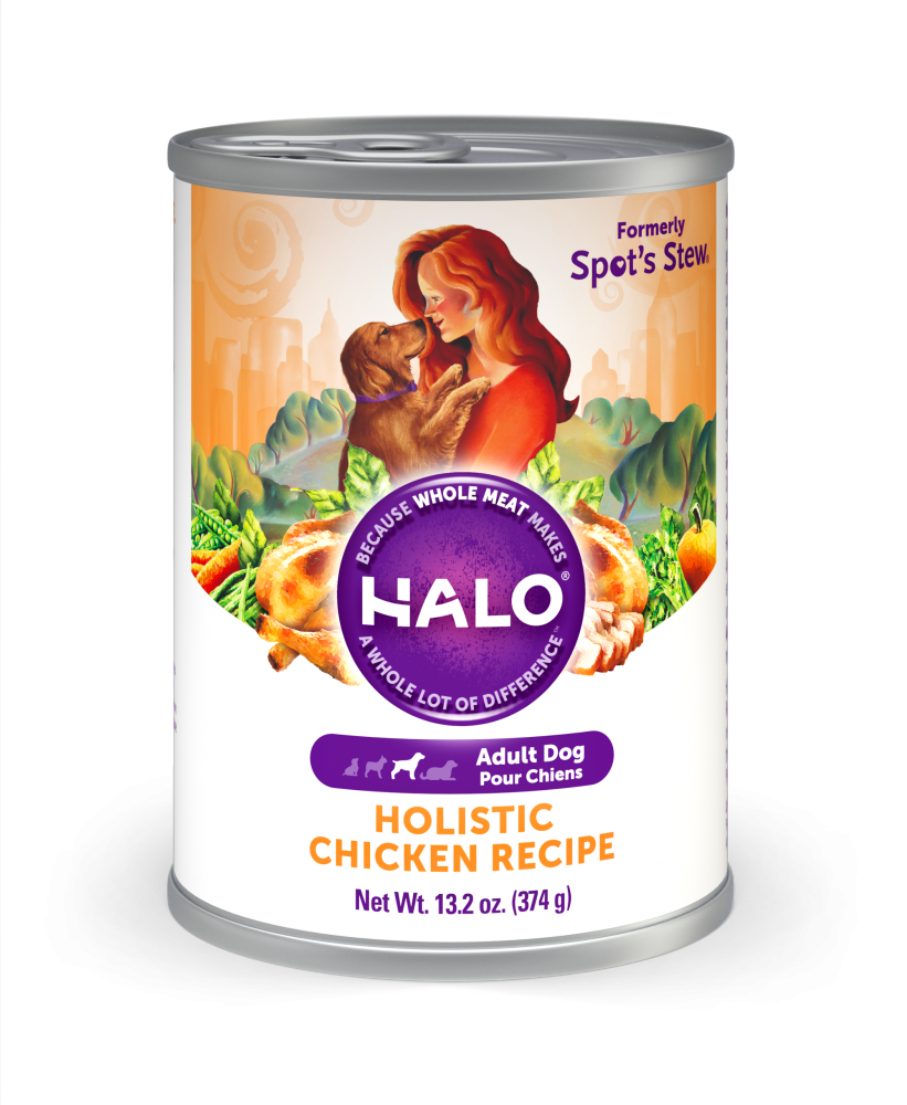 Halo Holistic Adult Chicken Recipe Canned Dog Food