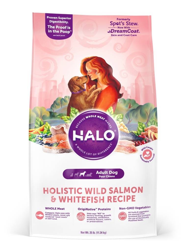 Halo Adult Holistic Wild Salmon & Whitefish Recipe Dry Dog Food