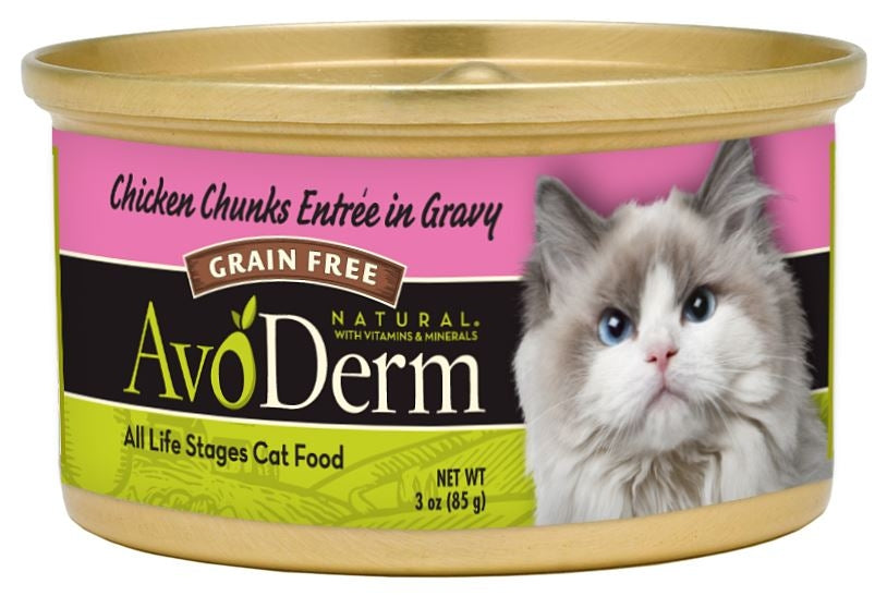 AvoDerm Natural Chicken Chunks Canned Cat Food