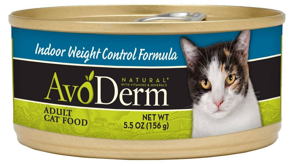 AvoDerm Natural Indoor Weight Control Formula Canned Cat Food