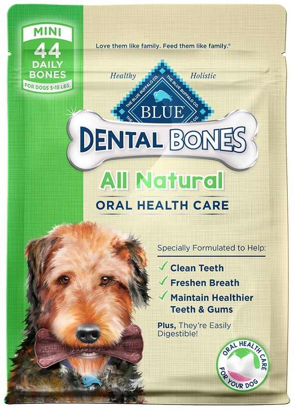 Blue Buffalo Bones Natural Dental Chew Bones