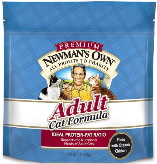 Newman's Own Organics Adult Cat Chicken and Rice Dry Cat Food
