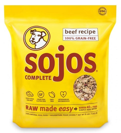 Sojos Complete Beef Dog Food Mix