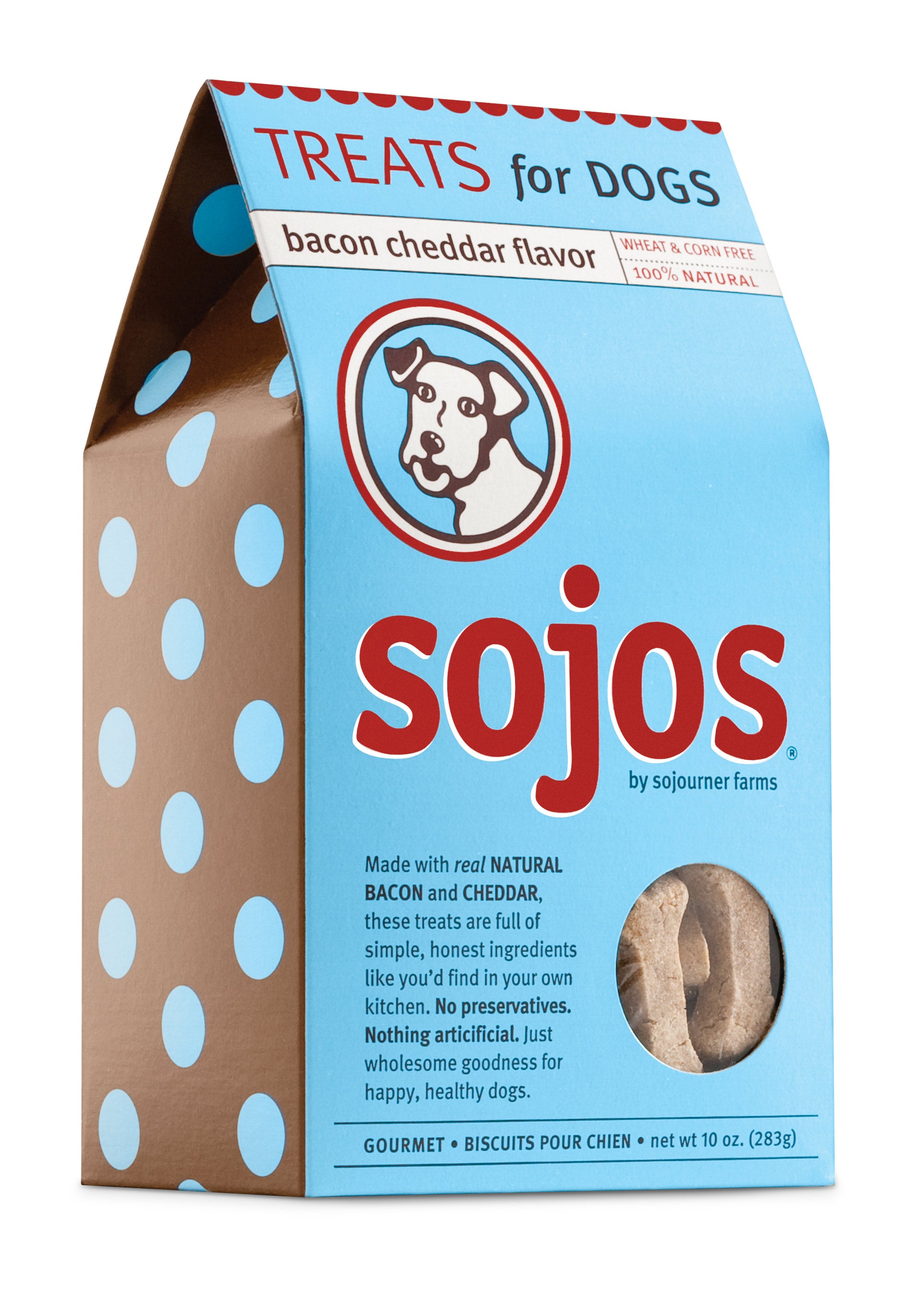 Sojos Bacon Cheddar Dog Treats