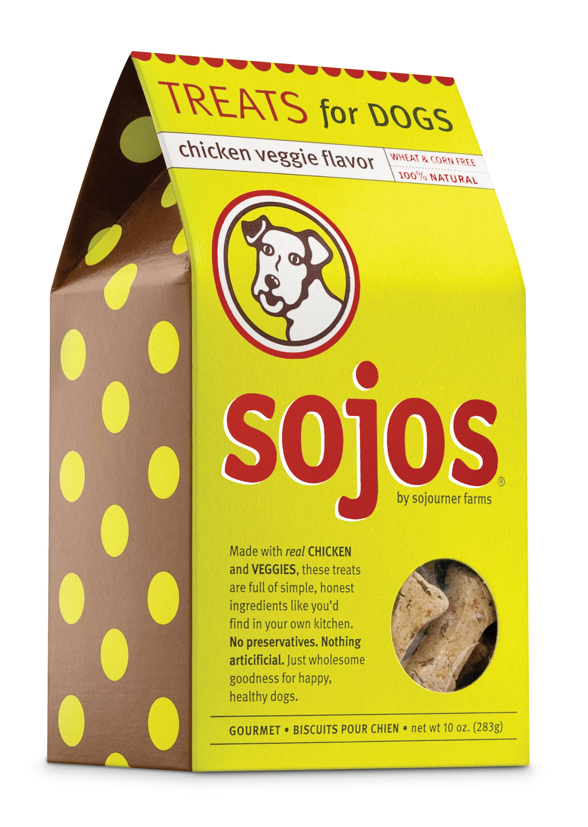 Sojos Chicken Veggie Dog Treats