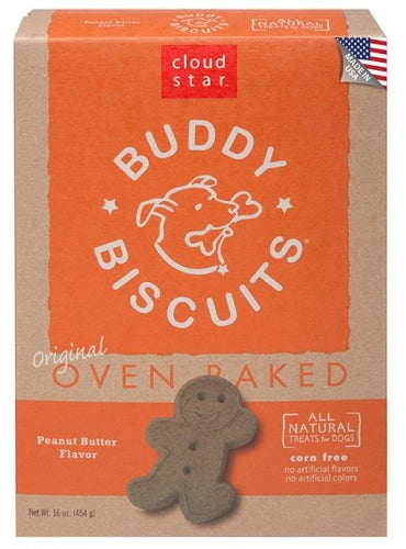 Cloud Star Buddy Biscuits Oven Baked Peanut Butter Dog Treats