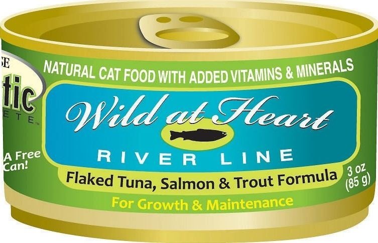 Precise Holistic Grain Free Wild at Heart River Line Fish Mix Canned Cat Food