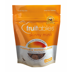 Fruitables Chewy Skinny Minis Pumpkin Mango Flavor Dog Treats