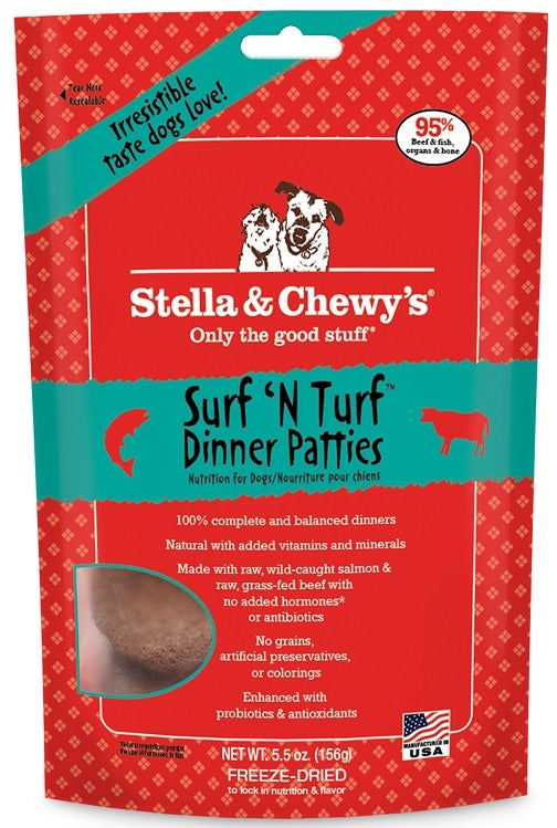 Stella & Chewy's Surf 'N Turf Freeze Dried Dog Food