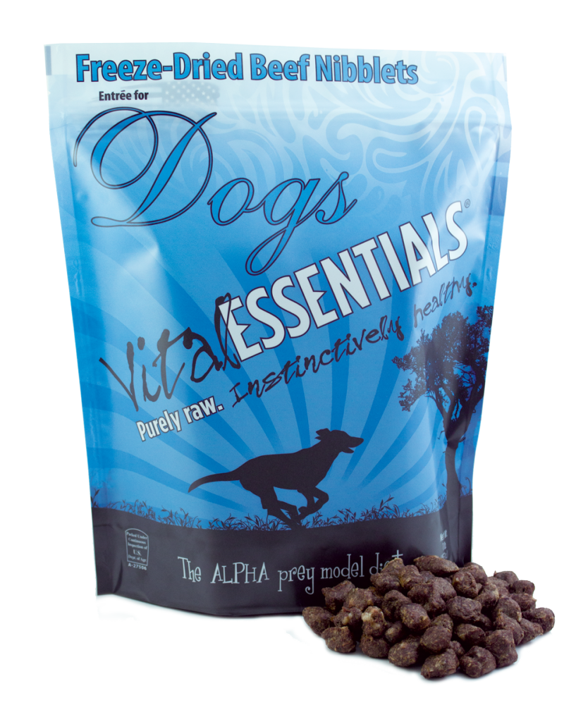 Vital Essentials Beef Nibblets Freeze Dried Dog Food