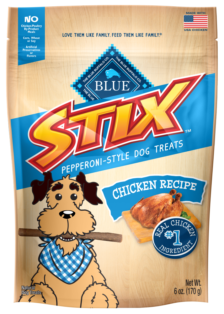 Blue Buffalo Stix Chicken and Brown Rice Natural Soft Dog Treats