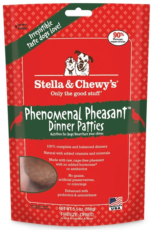 Stella & Chewy's Phenomenal Pheasant Dinner Freeze Dried Dog Food