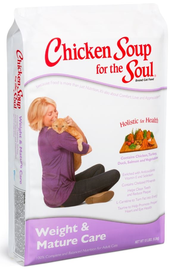 Chicken Soup For The Soul Weight and Mature Care Dry Cat Food