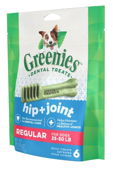 Greenies Regular Hip and Joint Care Canine Dental Chews