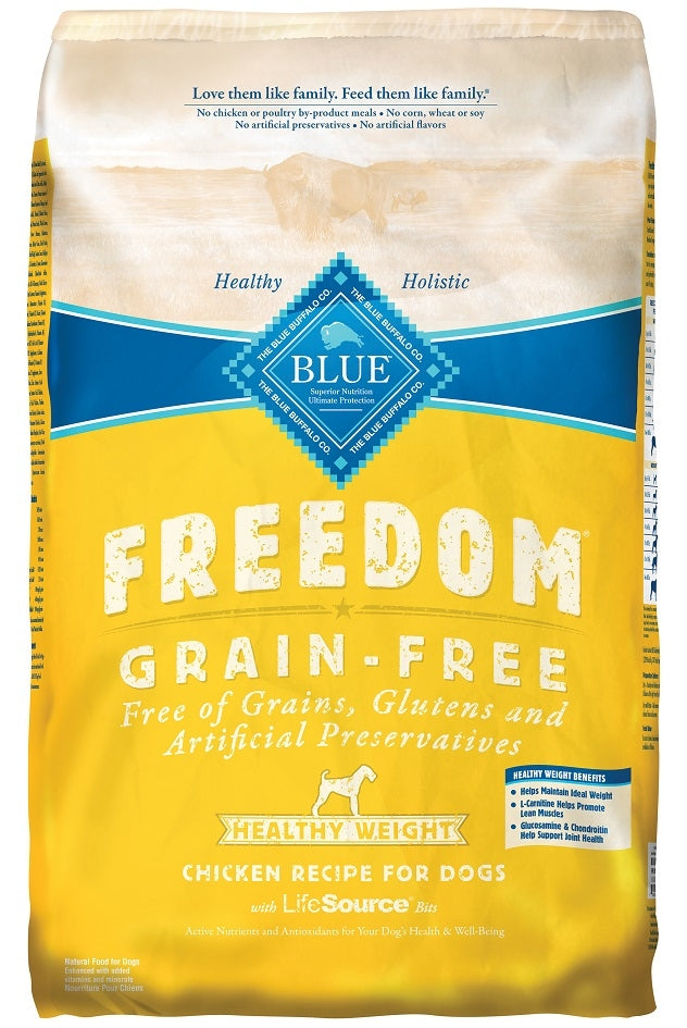 Blue Buffalo Freedom Adult Healthy Weight Chicken Recipe Dry Dog Food