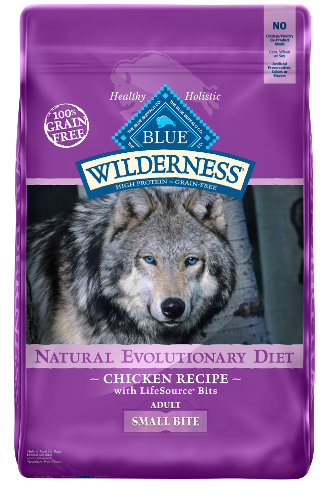 Blue Buffalo Wilderness Adult Small Bite Chicken Recipe Dry Dog Food