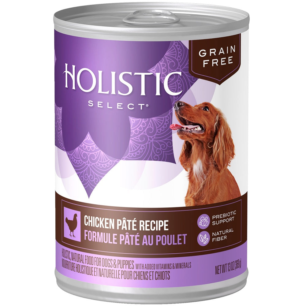 Holistic Select Natural Grain Free Chicken Pate Canned Dog Food