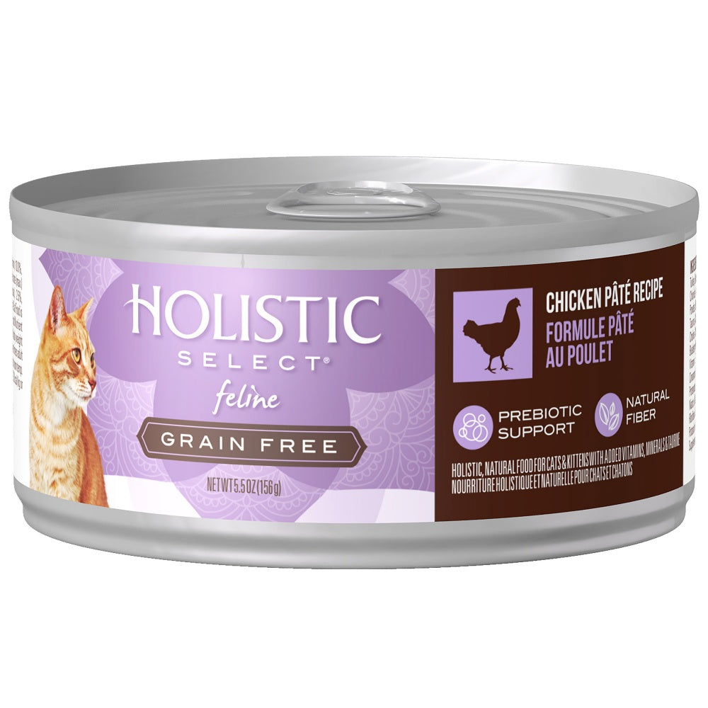 Holistic Select Natural Grain Free Chicken Pate Canned Cat Food