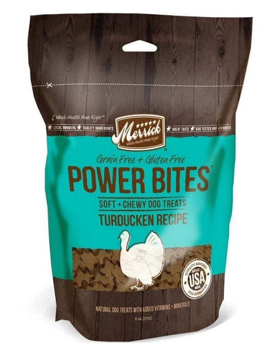 Merrick Power Bites Turducken Recipe Dog Treats