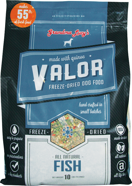 Grandma Lucy's Valor Fish and Quinoa Freeze Dried Dog Food