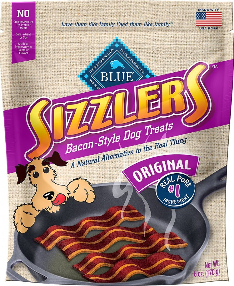 Blue Buffalo Sizzlers Bacon-Style  Dog Treats