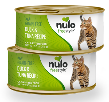 Nulo FreeStyle Grain Free Duck and Tuna Recipe Canned Kitten and Cat Food