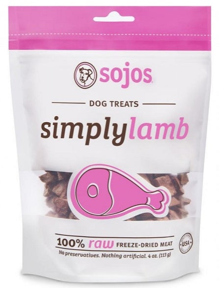 Sojos Simply Lamb Freeze Dried Dog Treats