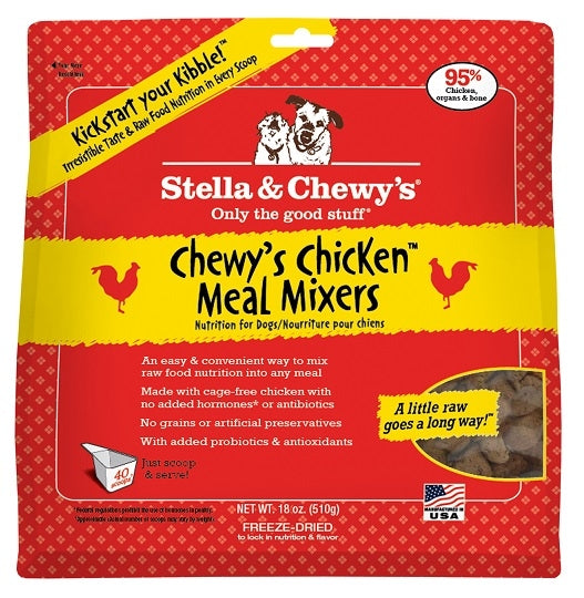 Stella & Chewy's Freeze Dried Meal Mixers Chewy's Chicken Formula for Dogs Food