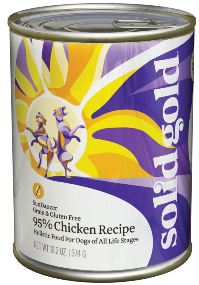 Solid Gold Sun Dancer Grain Free All Life Stages 95% Chicken Canned Dog Food